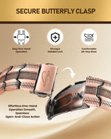 MagnetNova men's tire-inspired copper magnetic bracelet – product image 3