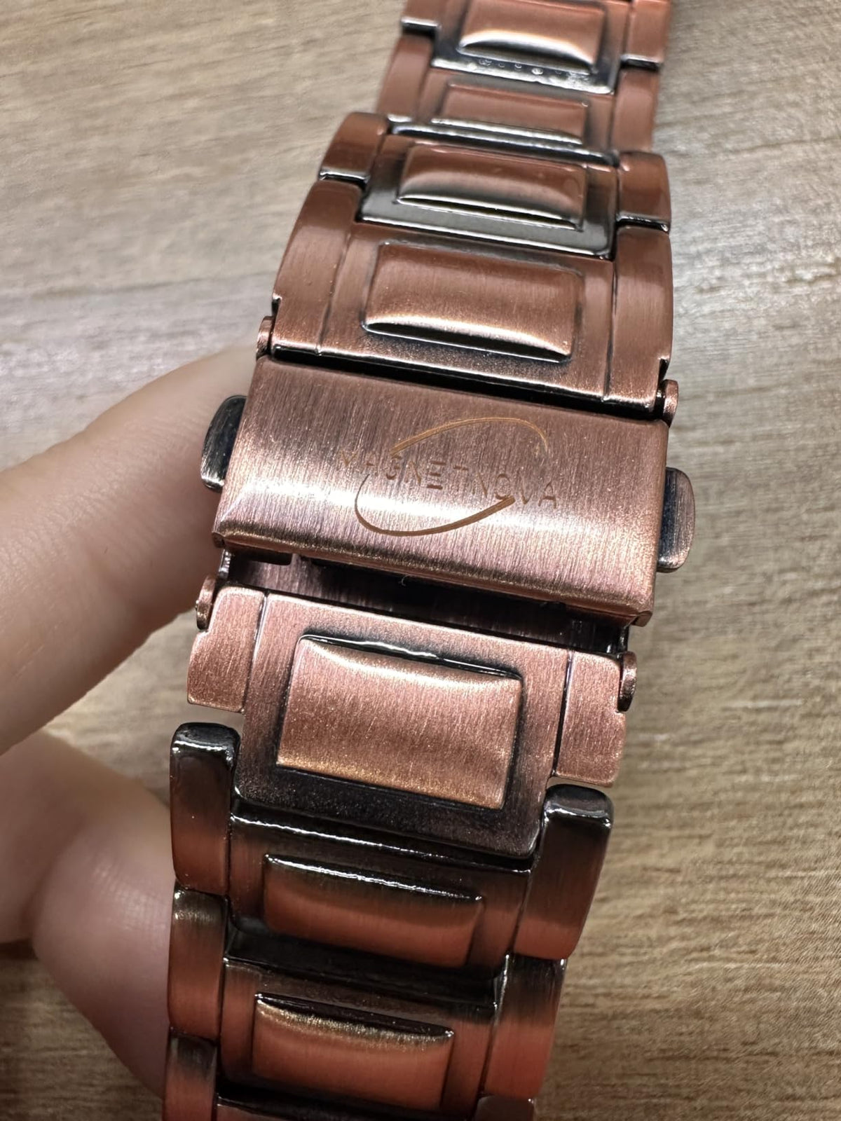 A great looking band if you like copper. An excellent sentiment!