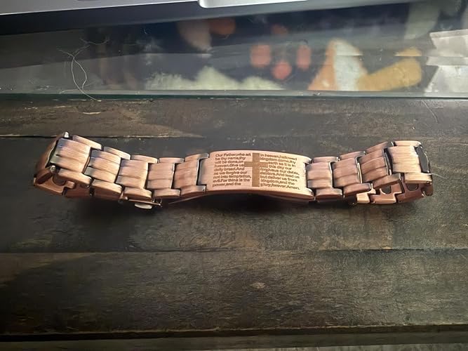 MagnetNova Magnetic Cross Bracelet for Men