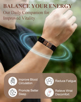 MagnetNova men's cross design copper magnetic bracelet – product image 8