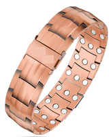MagnetNova men's copper bracelet with 3X magnetic strength