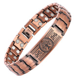 MagnetNova men's Tree of Life copper magnetic bracelet