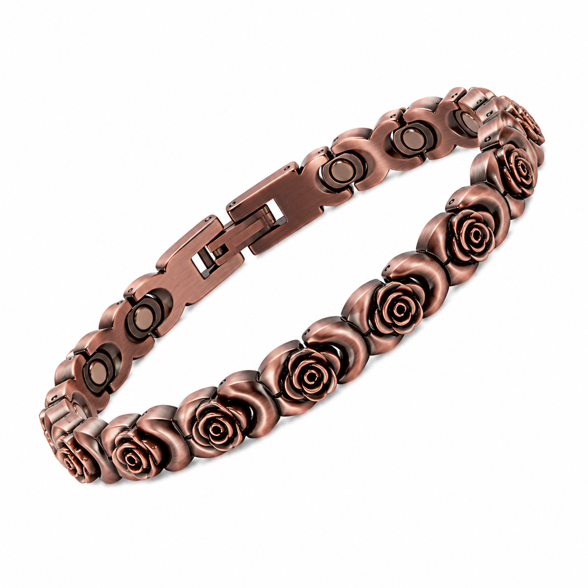 MagnetNova women's rose copper magnetic bracelet